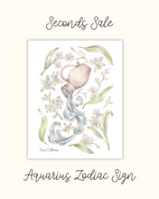 Load image into Gallery viewer, Aquarius Zodiac Sign - Seconds Sale