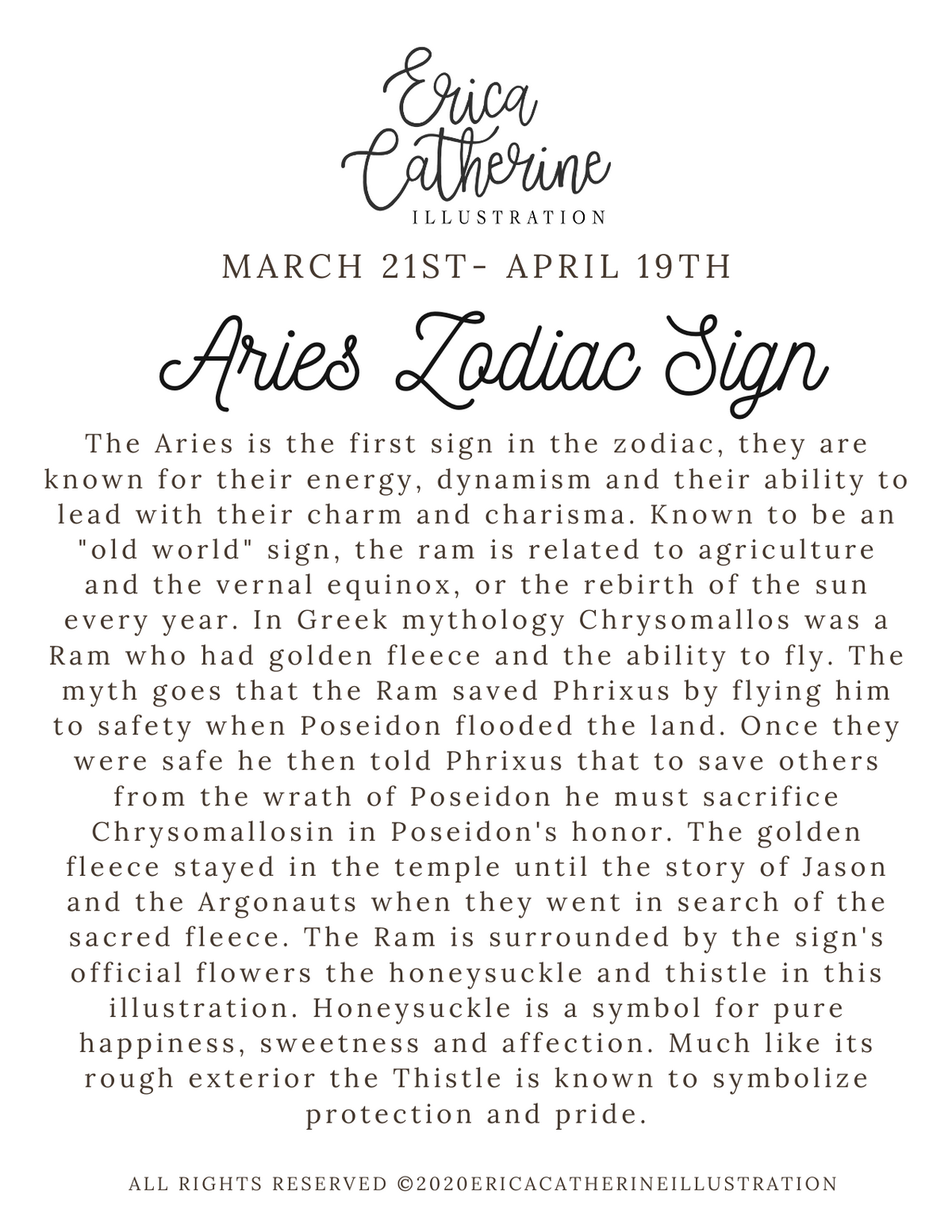 Aries Zodiac Sign - Seconds Sale