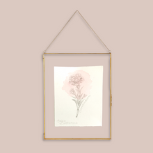 Load image into Gallery viewer, January Birth Flower - Carnation Mini Original Drawing
