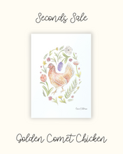 Load image into Gallery viewer, Backyard Chicken Print - Seconds Sale