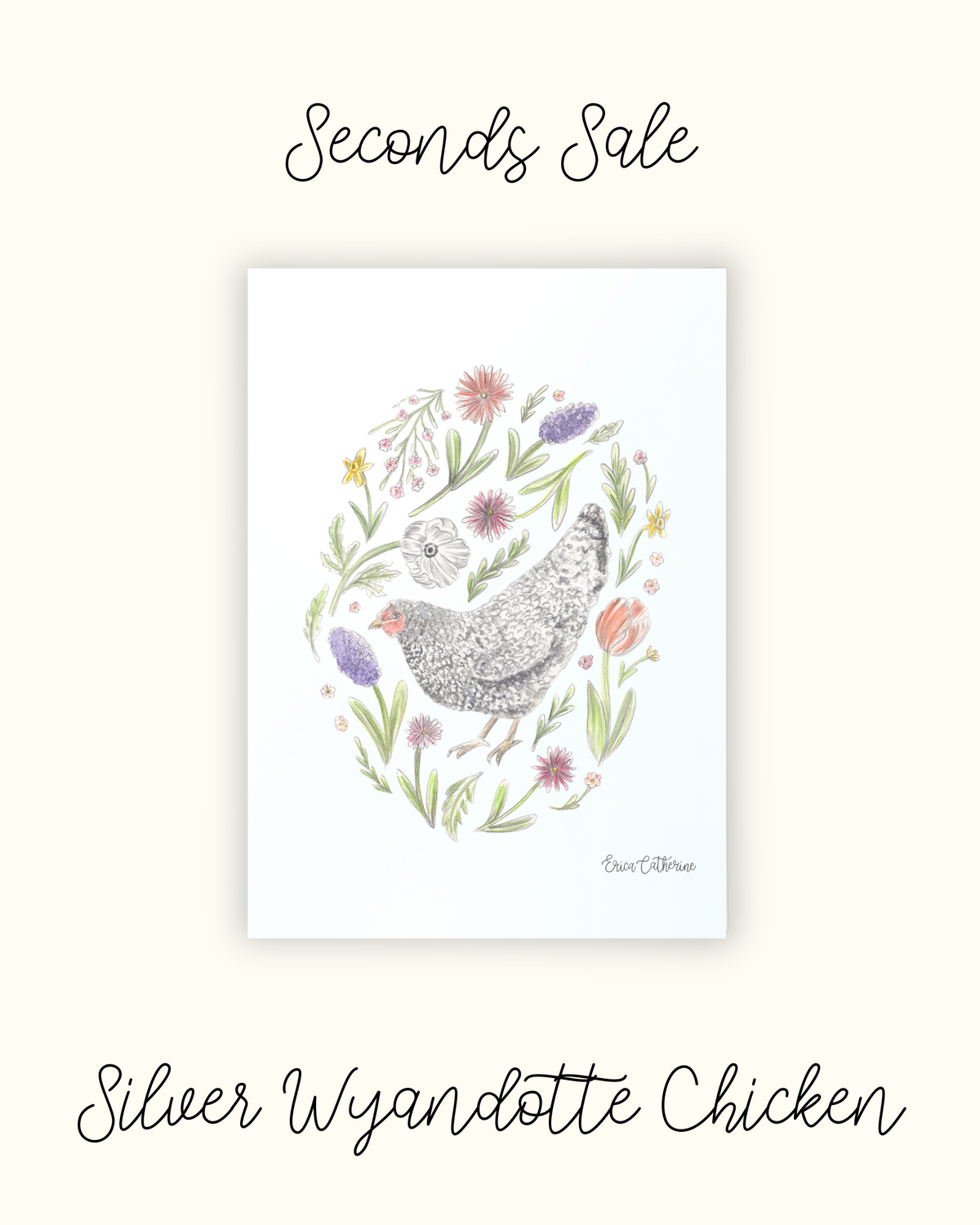 Backyard Chicken Print - Seconds Sale
