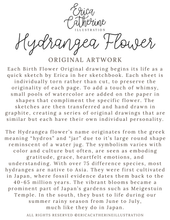 Load image into Gallery viewer, Hydrangea Flower Original