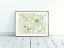 Load image into Gallery viewer, Isle of Hope and Dutch Island Map - Fine Art Print