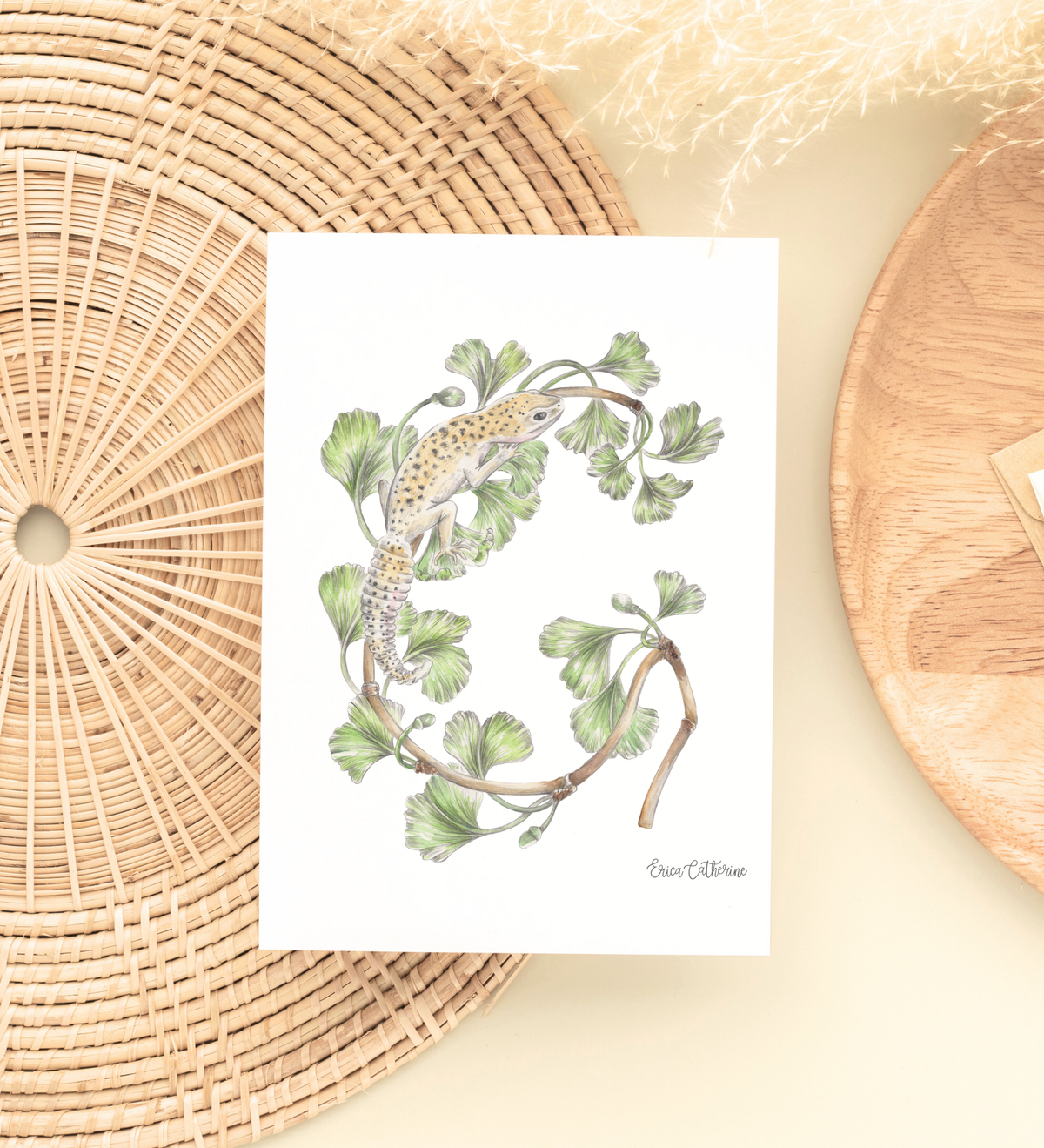 Letter G Woodland Alphabet Fine Art Print