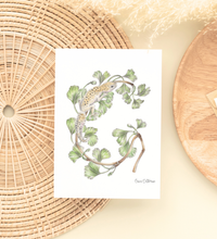 Load image into Gallery viewer, Letter G Woodland Alphabet Fine Art Print