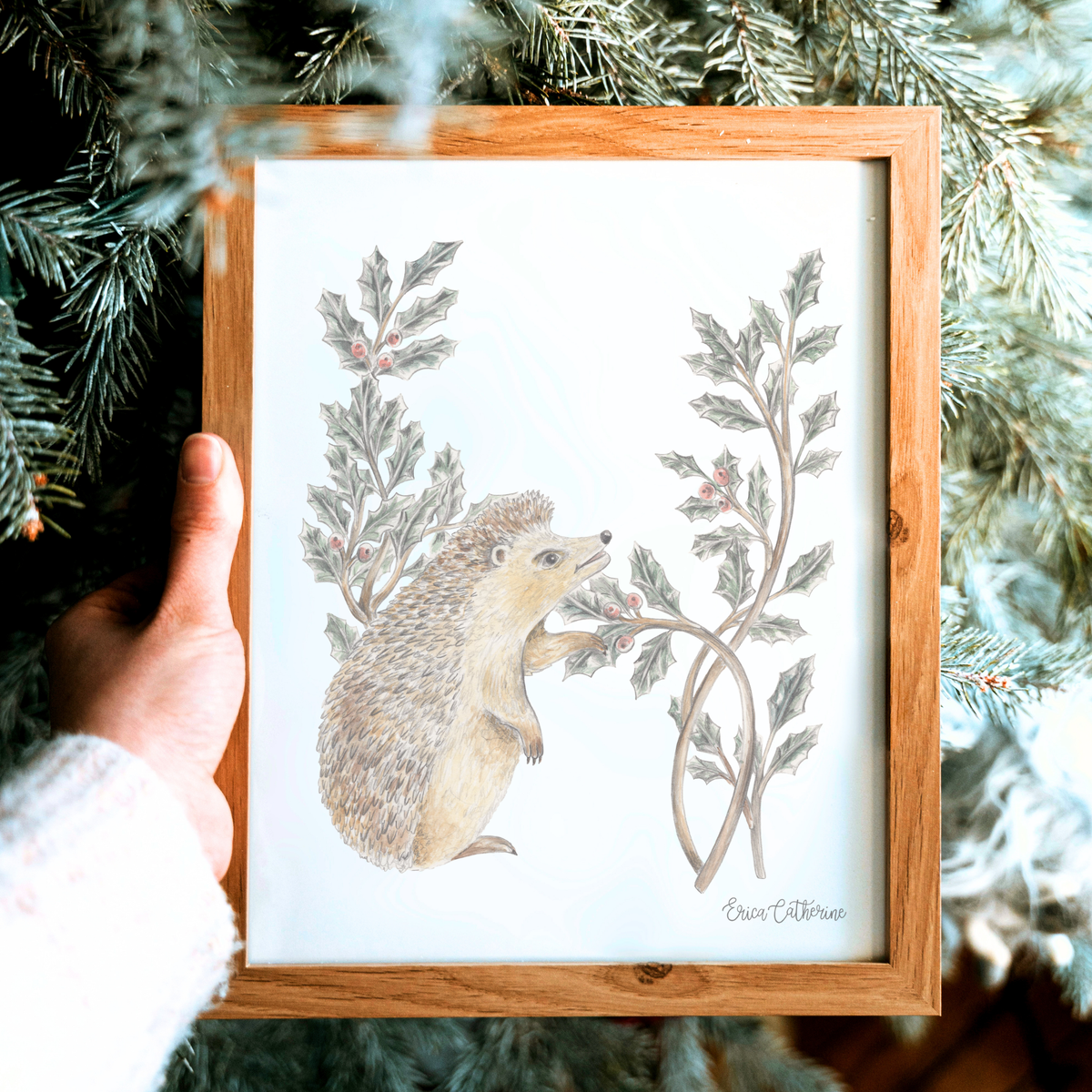 Letter H Woodland Fine Art Print
