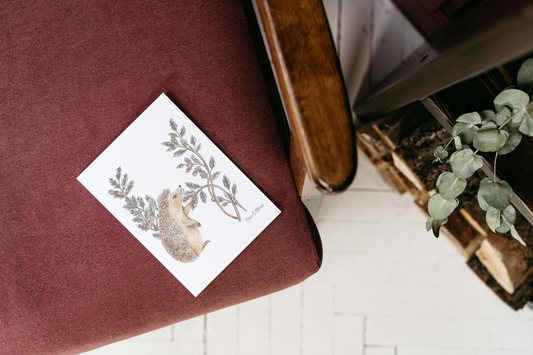 Letter H Woodland Fine Art Print