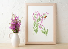 Load image into Gallery viewer, Letter K Initial Art Print