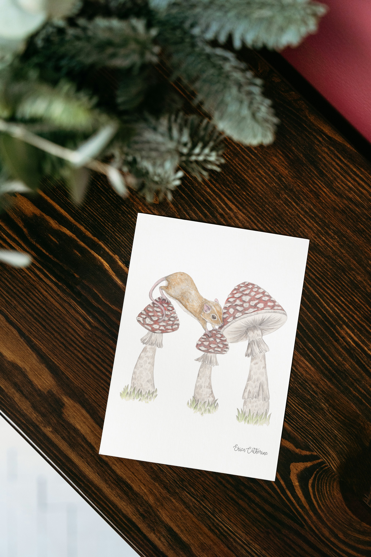 Letter M Woodland Alphabet Fine Art Print