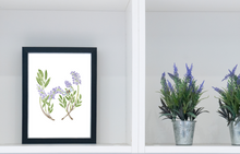 Load image into Gallery viewer, Letter W Initial Art Print