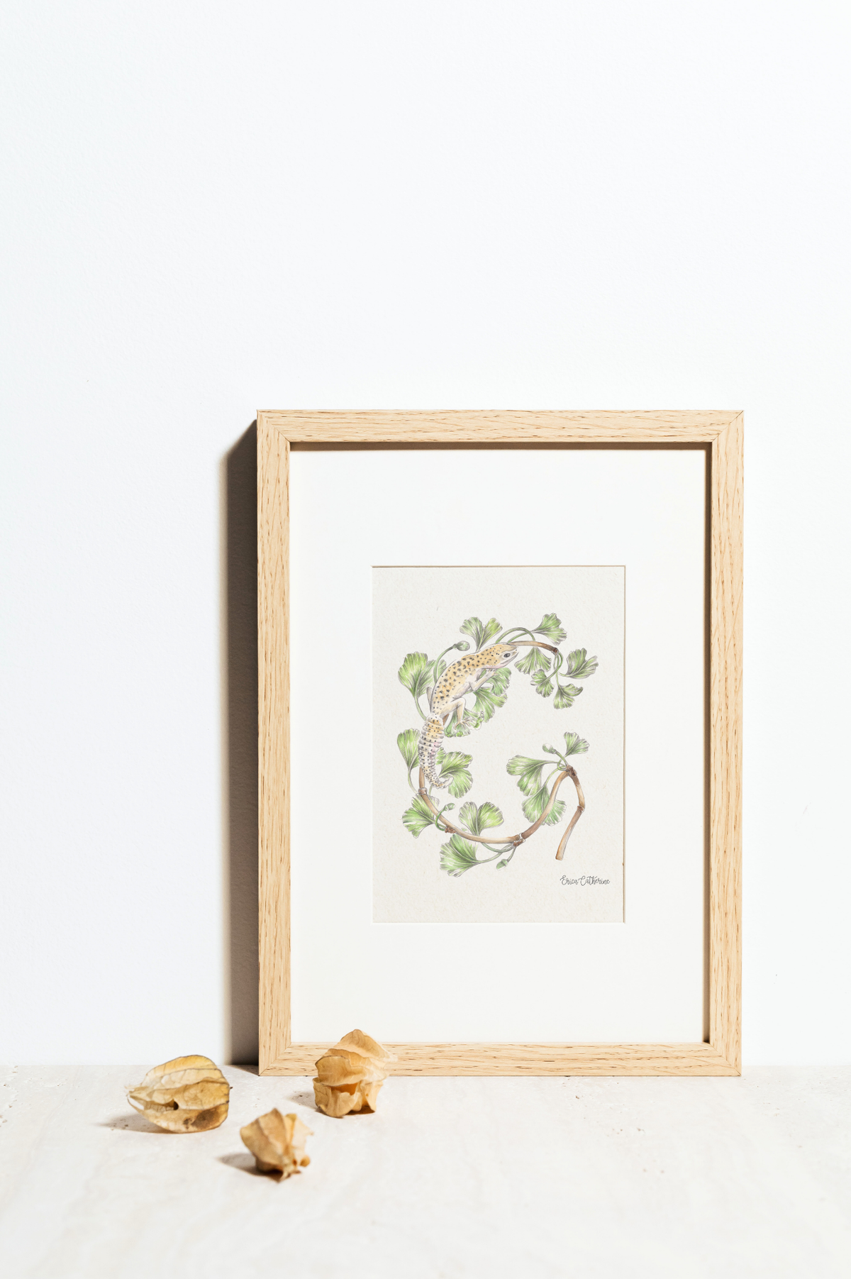 Letter G Woodland Alphabet Fine Art Print