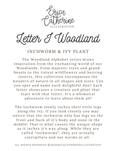Load image into Gallery viewer, Letter I Woodland Alphabet Fine Art Print