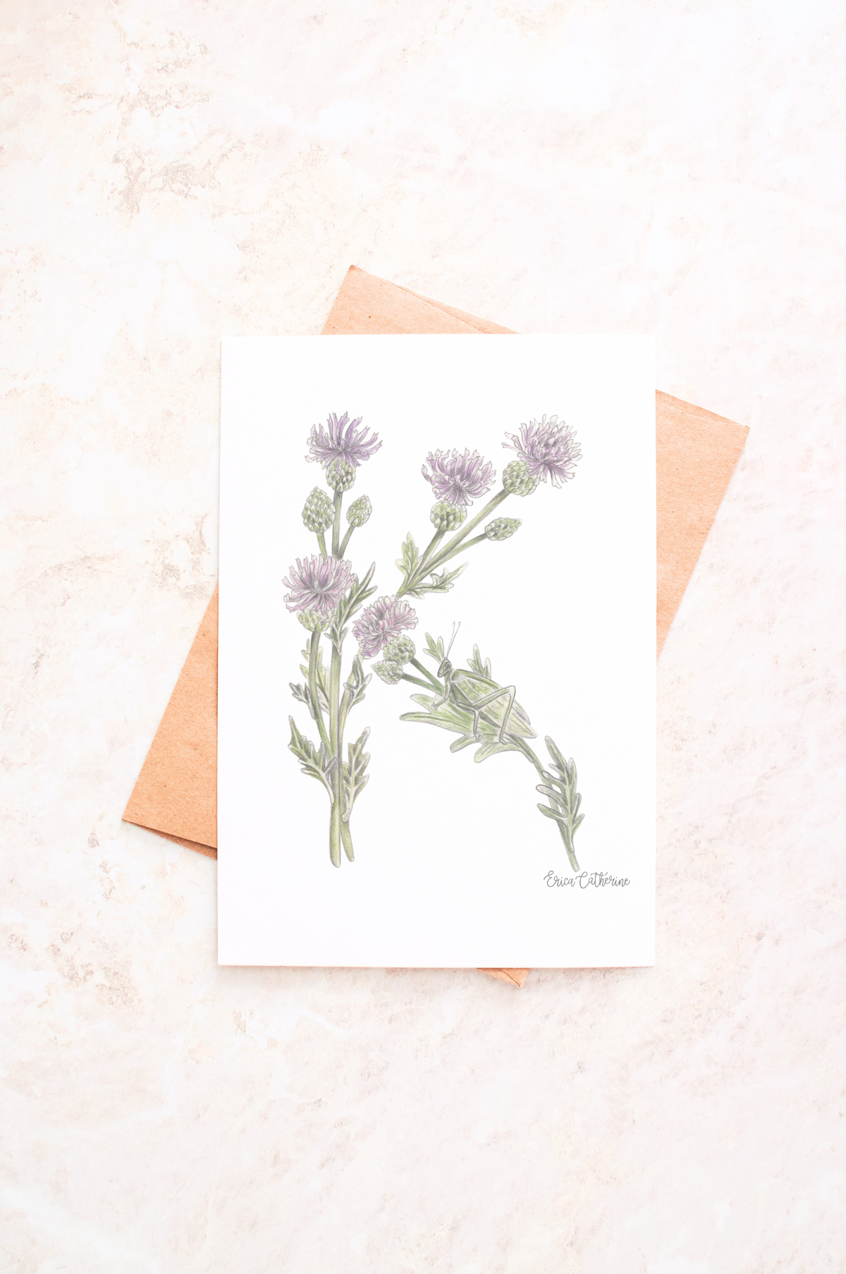 Letter K Woodland Alphabet Fine Art Print