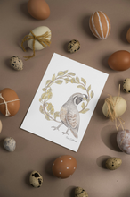 Load image into Gallery viewer, Letter Q Woodland Alphabet Fine Art Print