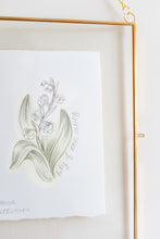 Load image into Gallery viewer, May Birth Flower - Lily of the Valley Mini Original Artwork