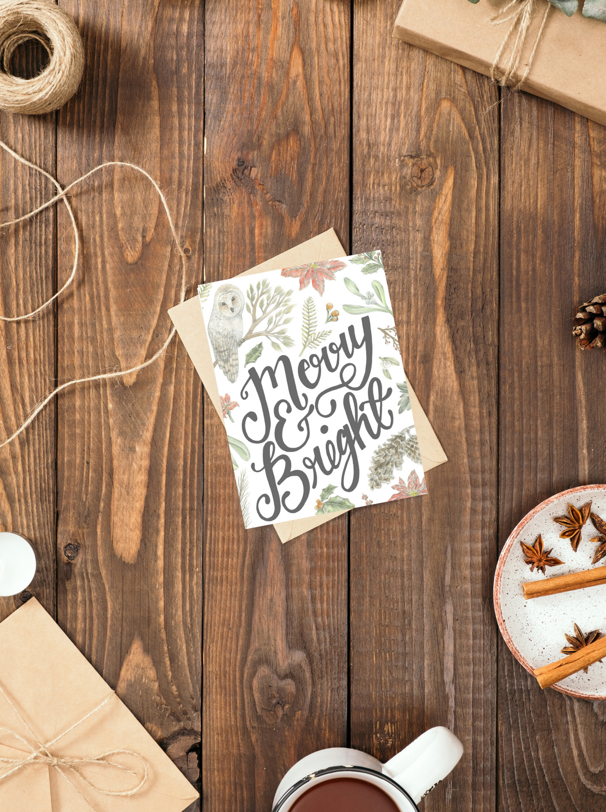 Merry and Bright - Holiday Card