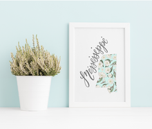 Load image into Gallery viewer, Mississippi State Map Art Print