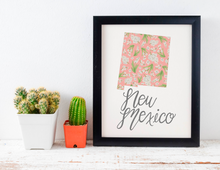 Load image into Gallery viewer, New Mexico State Map Art Print