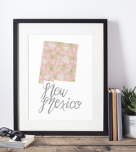 Load image into Gallery viewer, New Mexico State Map Art Print