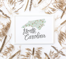 Load image into Gallery viewer, North Carolina State Map Art Print