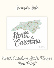 Load image into Gallery viewer, North Carolina State Map Print - Seconds Sale