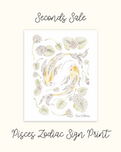 Load image into Gallery viewer, Pisces Zodiac Sign - Seconds Sale