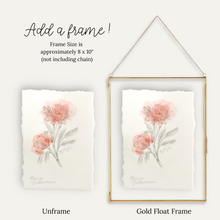 Load image into Gallery viewer, June Birth Flower - Rose Mini Original Drawing