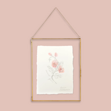 Load image into Gallery viewer, April Birth Flower - Sweet Pea Mini Original Drawing