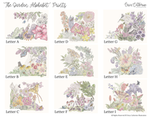 Load image into Gallery viewer, "The Garden Alphabet" Prints
