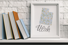 Load image into Gallery viewer, Utah State Map Art Print