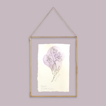 Load image into Gallery viewer, February Birth Flower - Violet Mini Original Artwork
