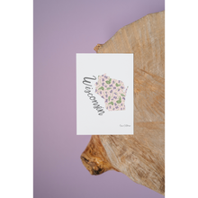 Load image into Gallery viewer, Wisconsin State Map Art Print