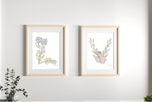 Load image into Gallery viewer, Letter V Woodland Alphabet Fine Art Print