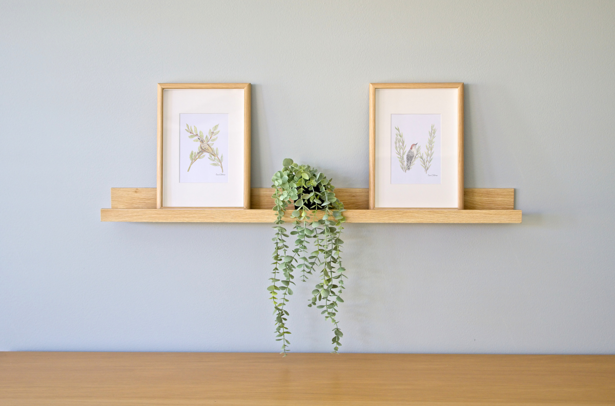 Letter X Woodland Alphabet Art Print
