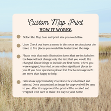 Load image into Gallery viewer, Customized Savannah Map