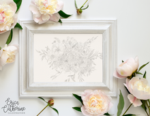 Load image into Gallery viewer, Bridal Bouquet Custom Artwork