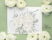Load image into Gallery viewer, Bridal Bouquet Custom Artwork