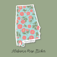 Load image into Gallery viewer, Alabama State Flower Map Sticker