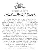 Load image into Gallery viewer, Alaska State Flower Map Vinyl Sticker