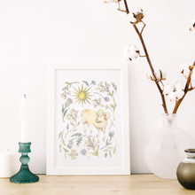 Load image into Gallery viewer, Aries Sign Art Print