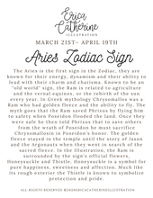 Load image into Gallery viewer, Aries Zodiac Sign Sticker