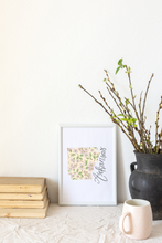 Load image into Gallery viewer, Arkansas State Map Art Print
