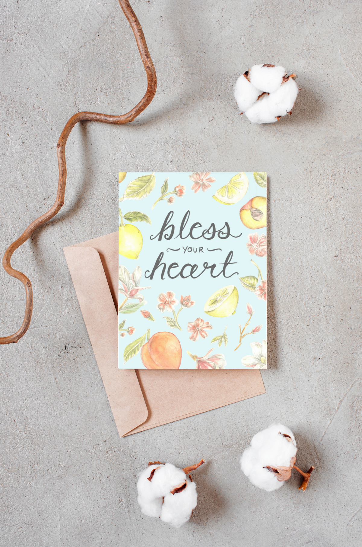 Bless Your Heart Folded Cards