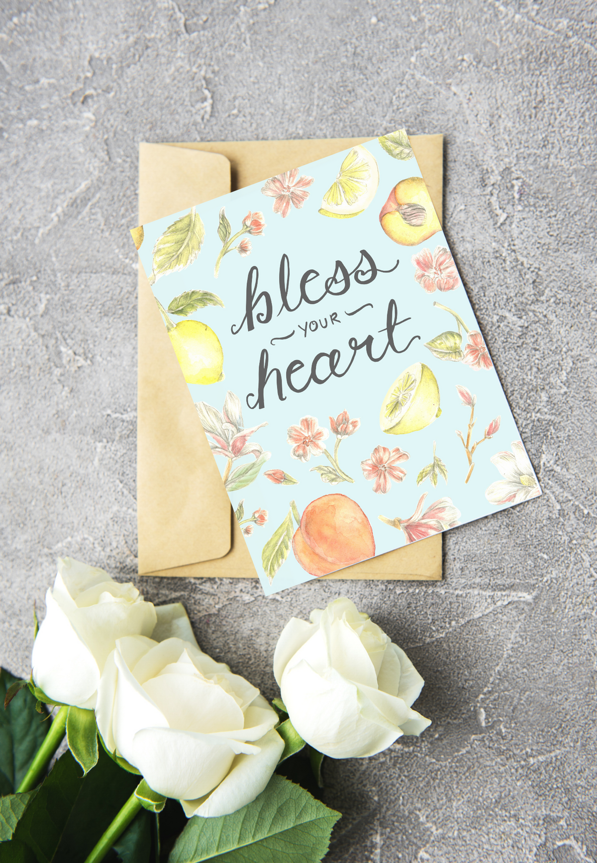 Bless Your Heart Folded Cards