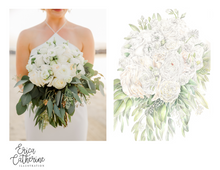 Load image into Gallery viewer, Bridal Bouquet Custom Artwork