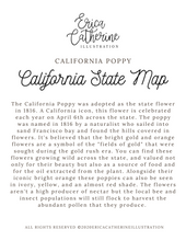Load image into Gallery viewer, California State Map Art Print