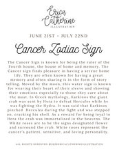 Load image into Gallery viewer, Cancer Sign Art Print