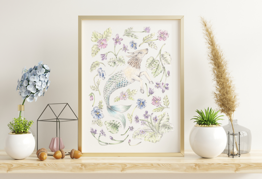 Capricorn Sign Art Print