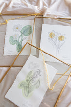 Load image into Gallery viewer, May Birth Flower - Lily of the Valley Mini Original Artwork