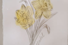 Load image into Gallery viewer, March Birth Flower - Daffodil Mini Original Artwork